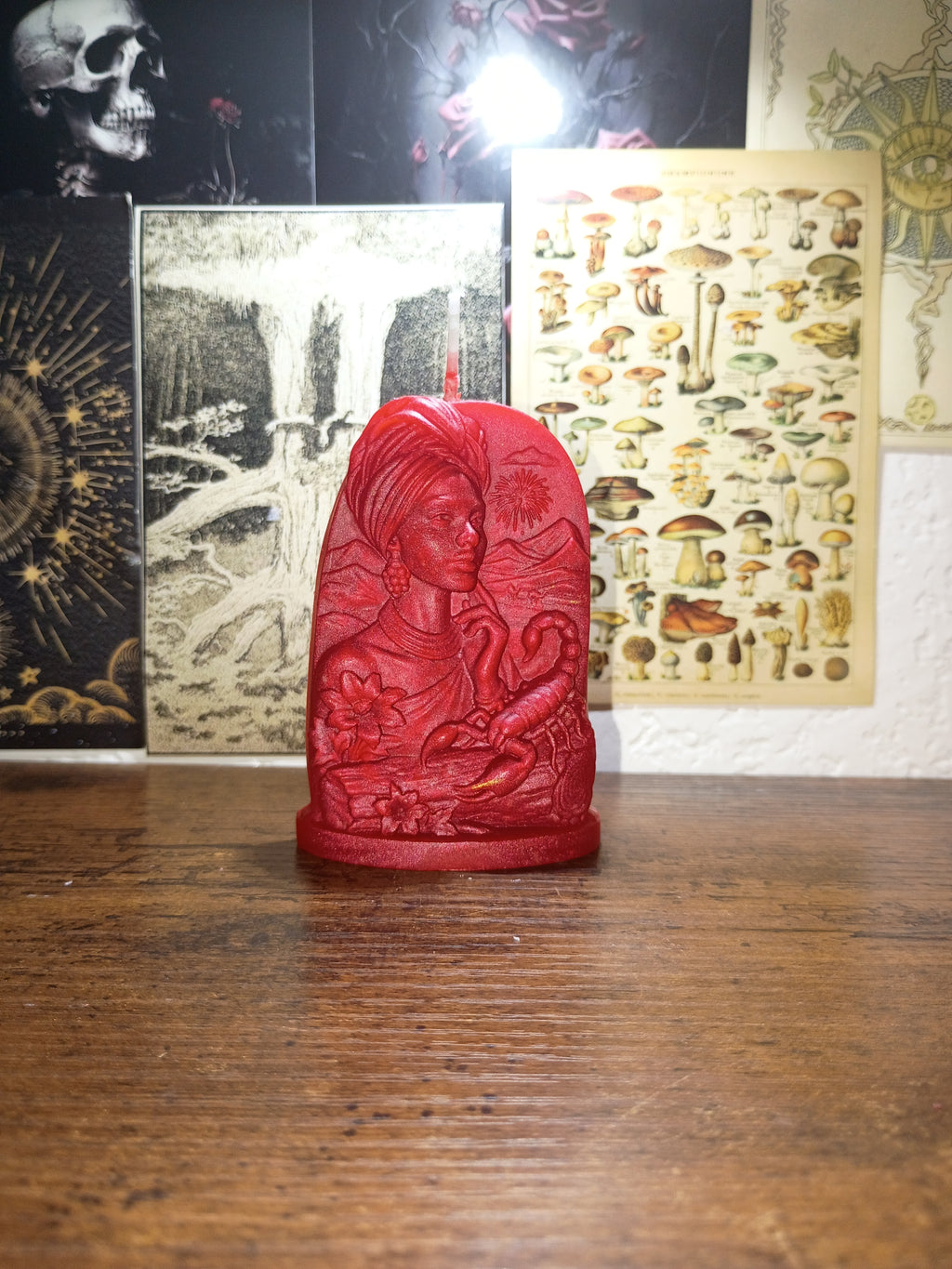 African goddess candle