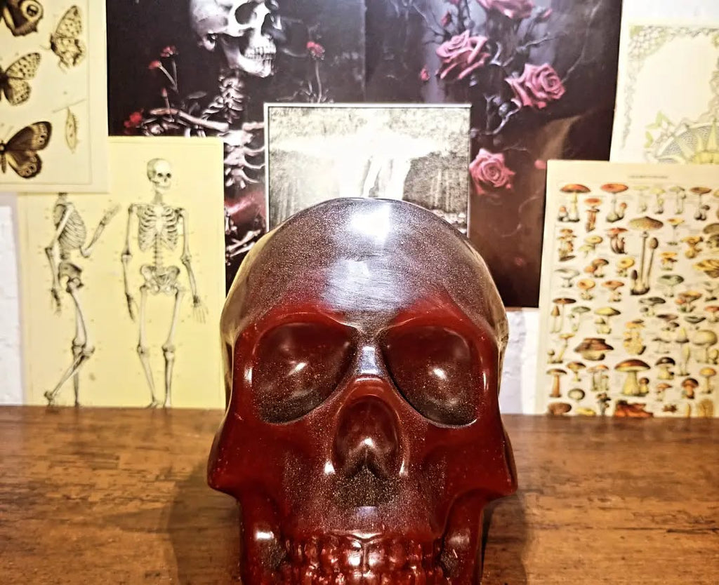 Big skull candles