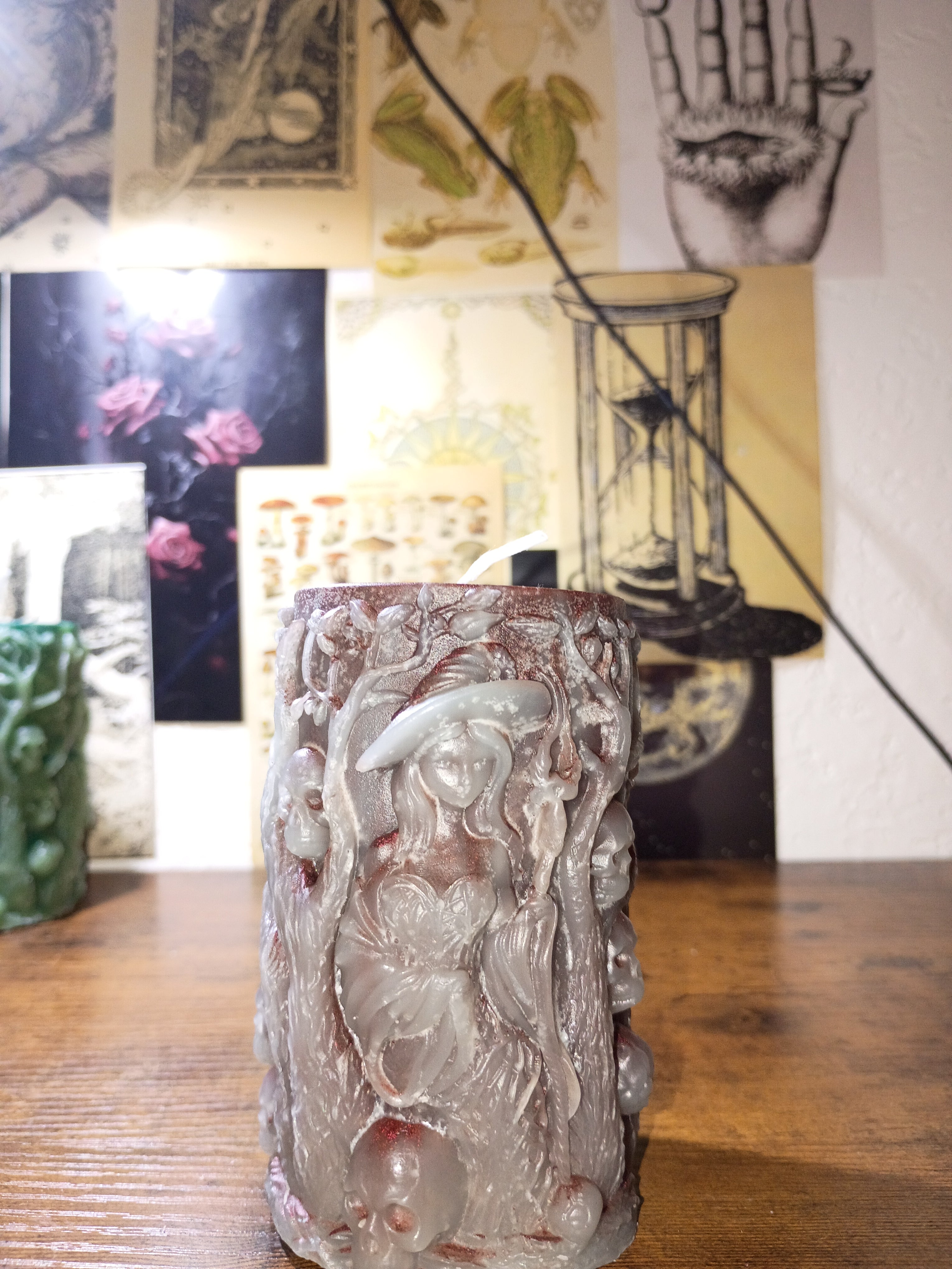 Nature whitch candles