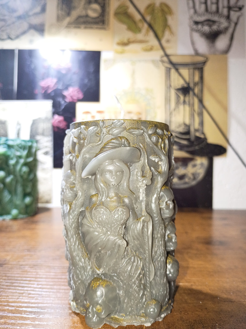 Nature whitch candles