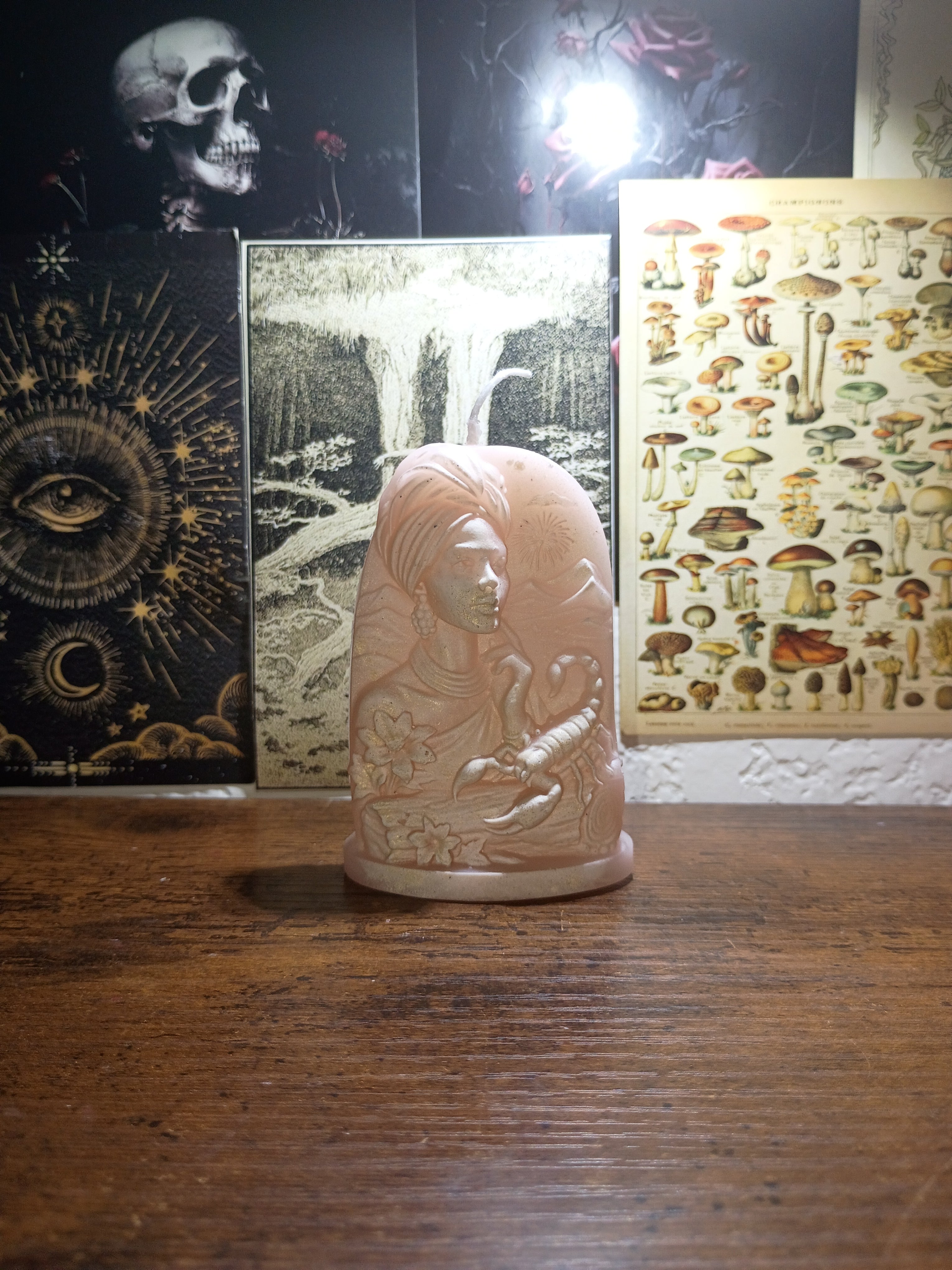 African goddess candle