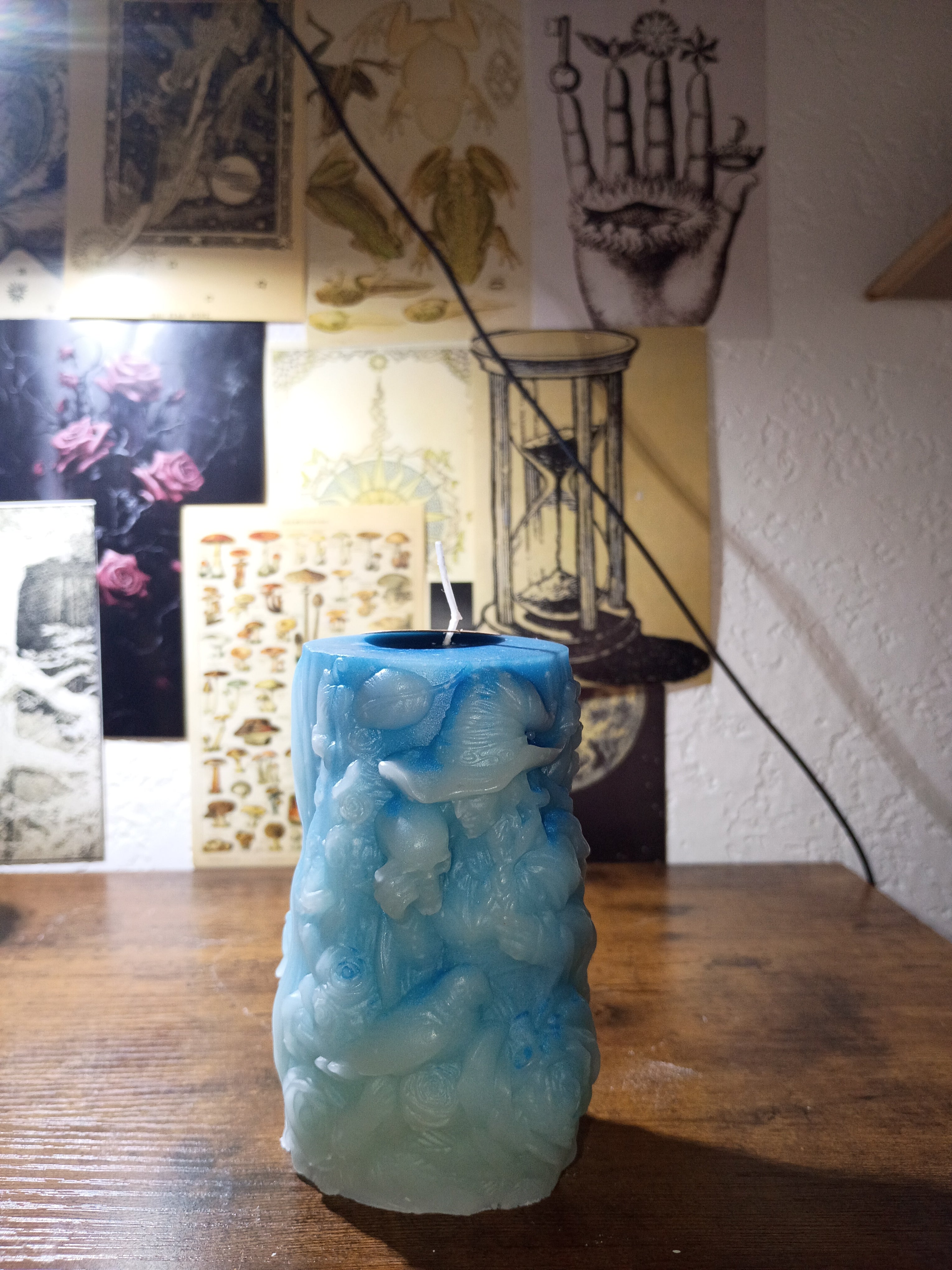 male witch candles.