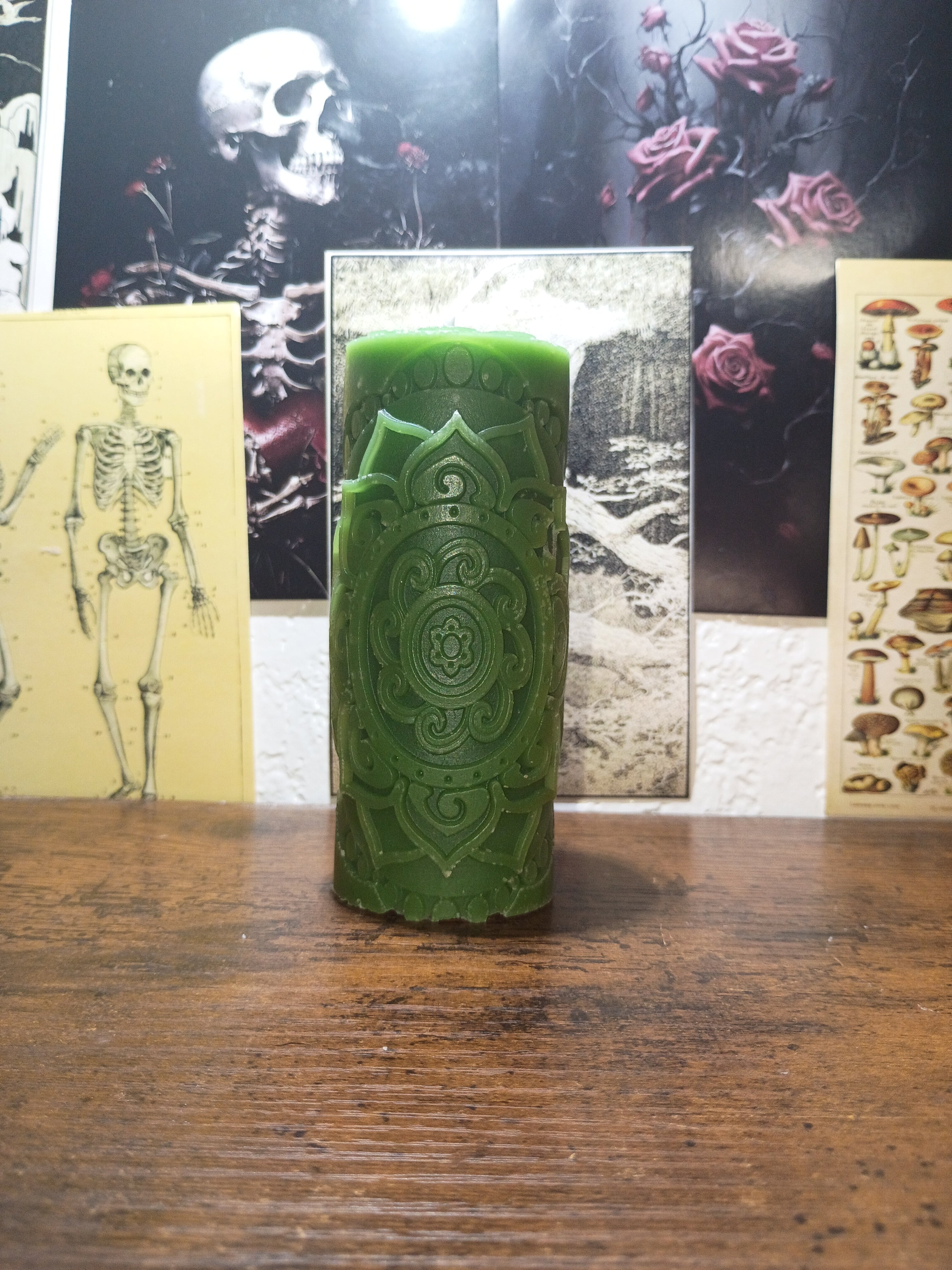 mandala candles