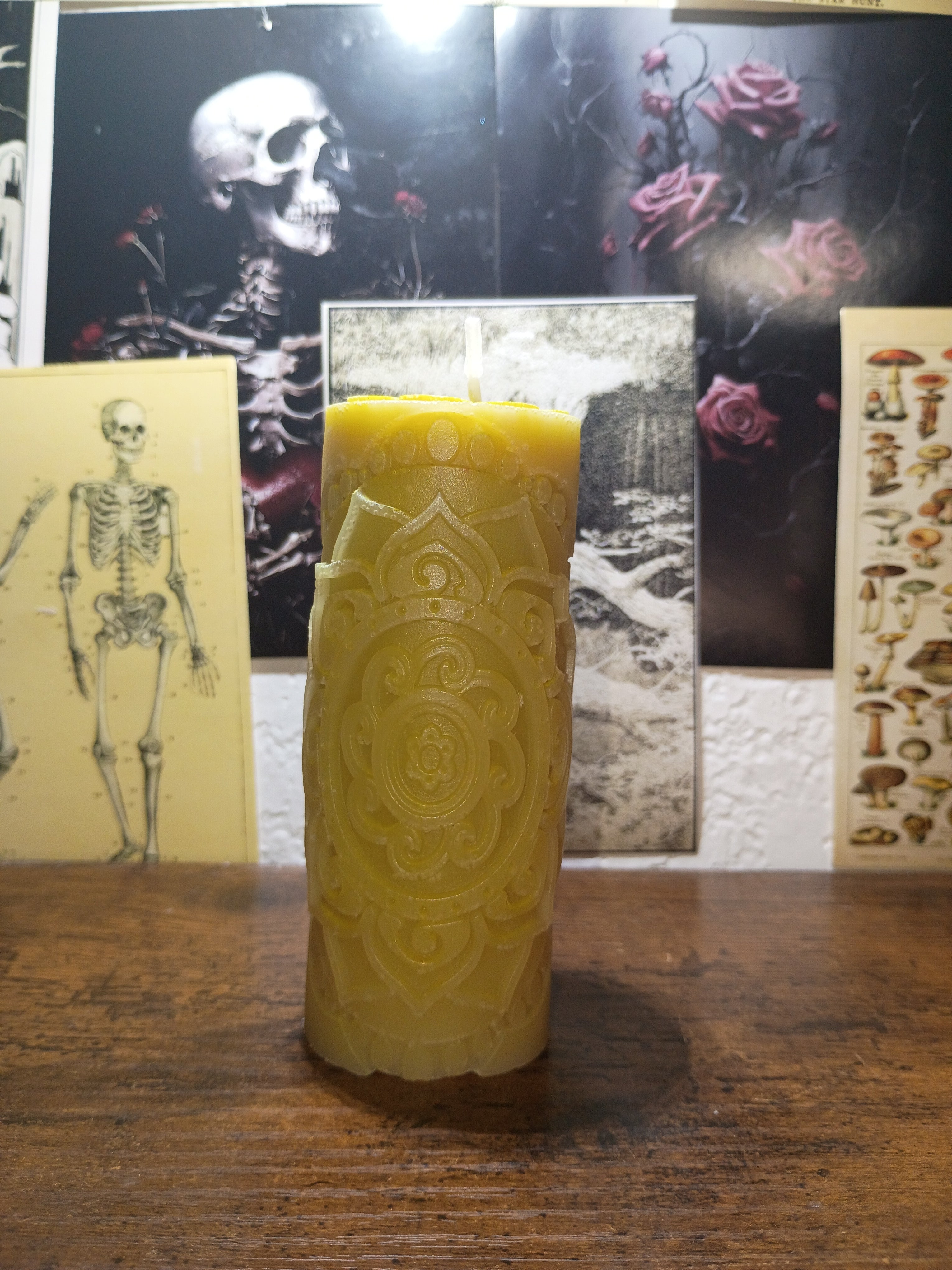 mandala candles