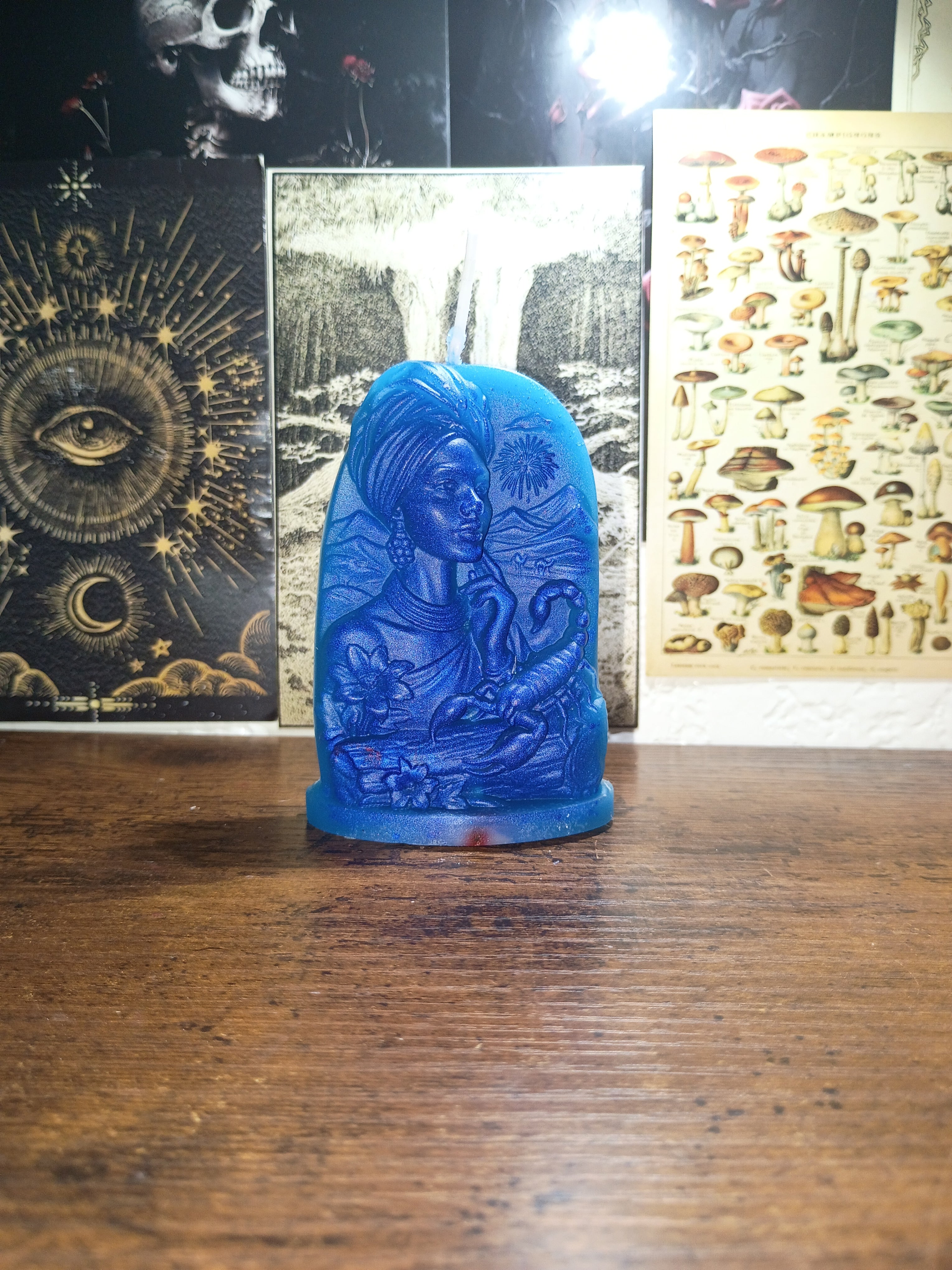 African goddess candle