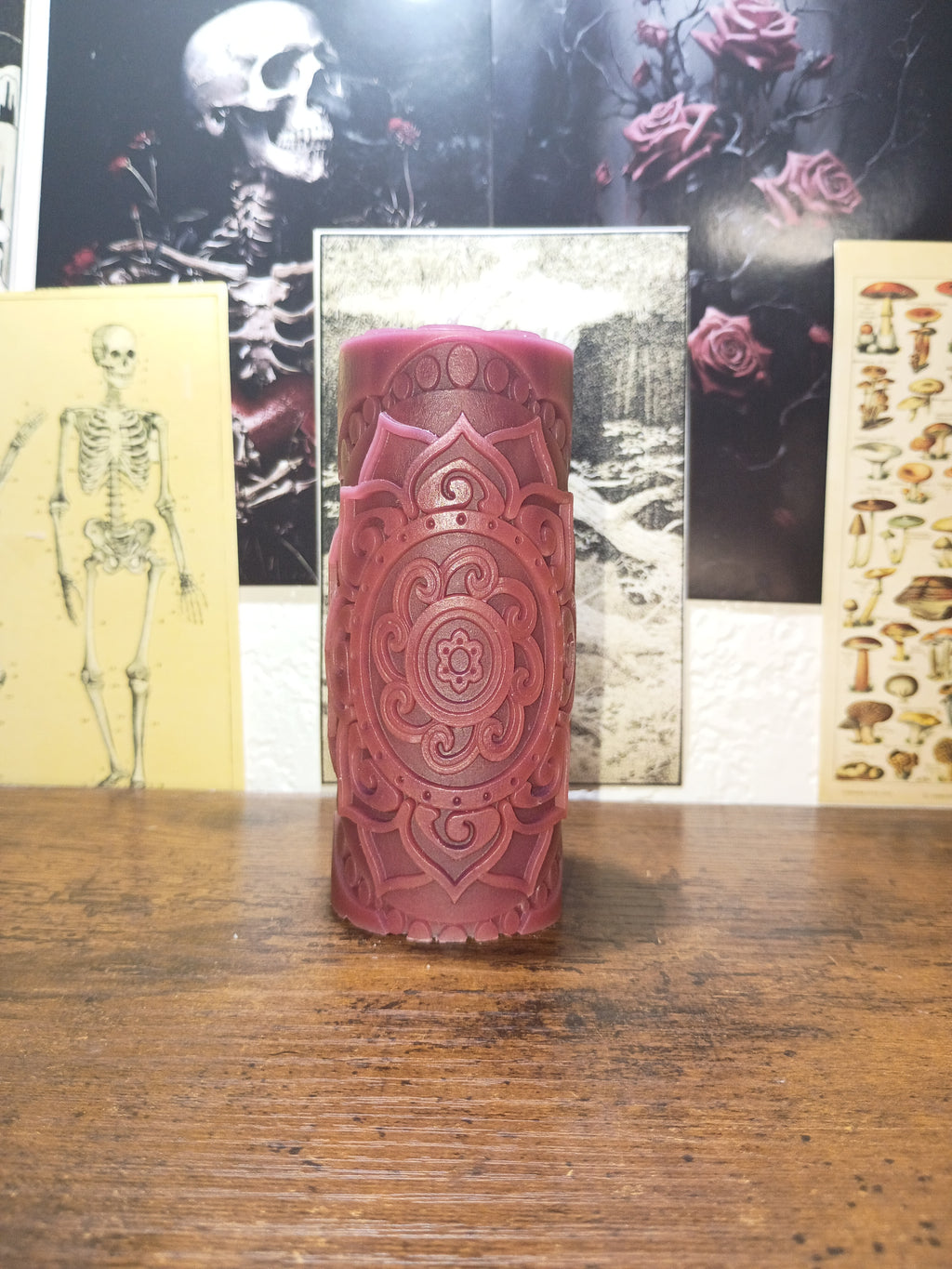 mandala candles