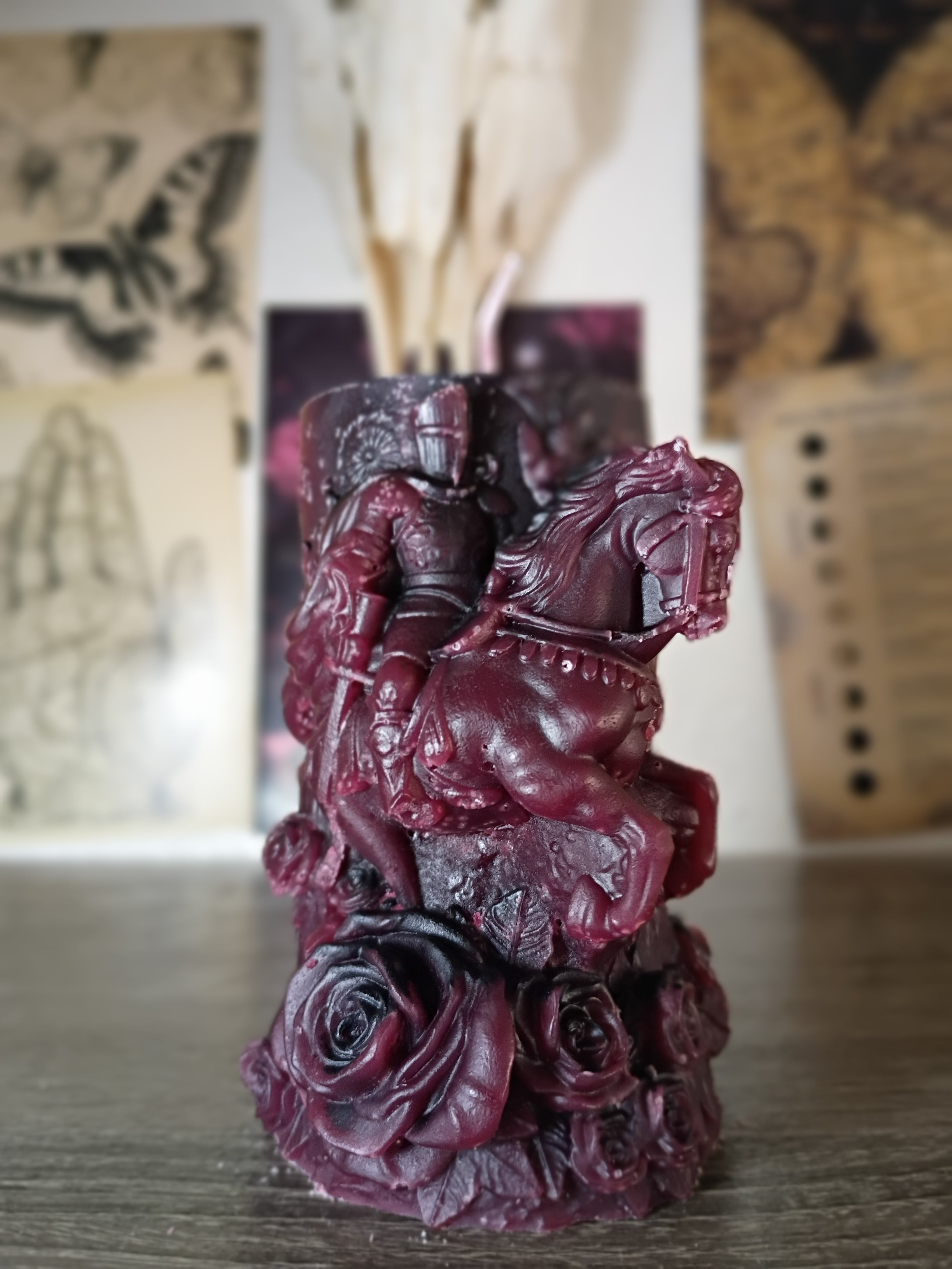 Temple Knight candles