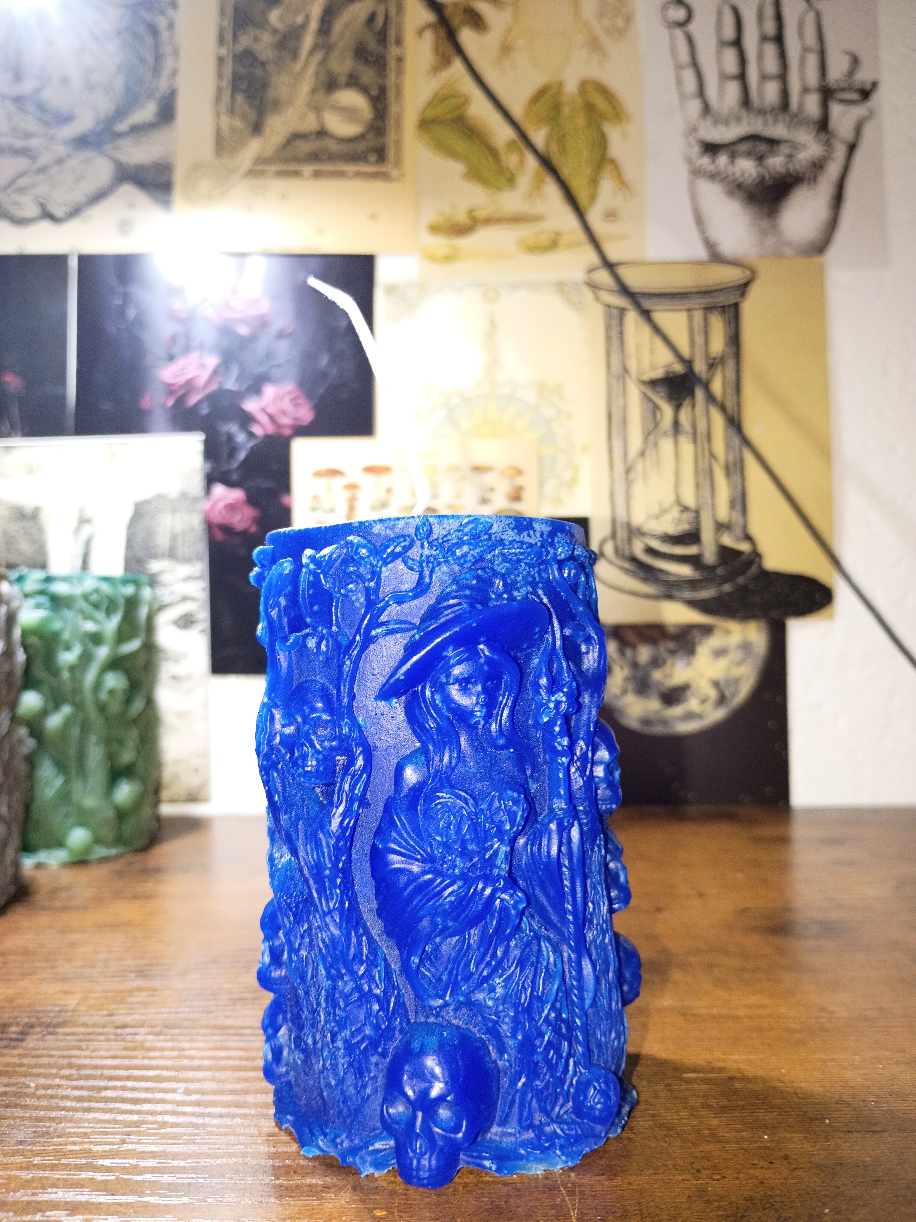 Nature whitch candles