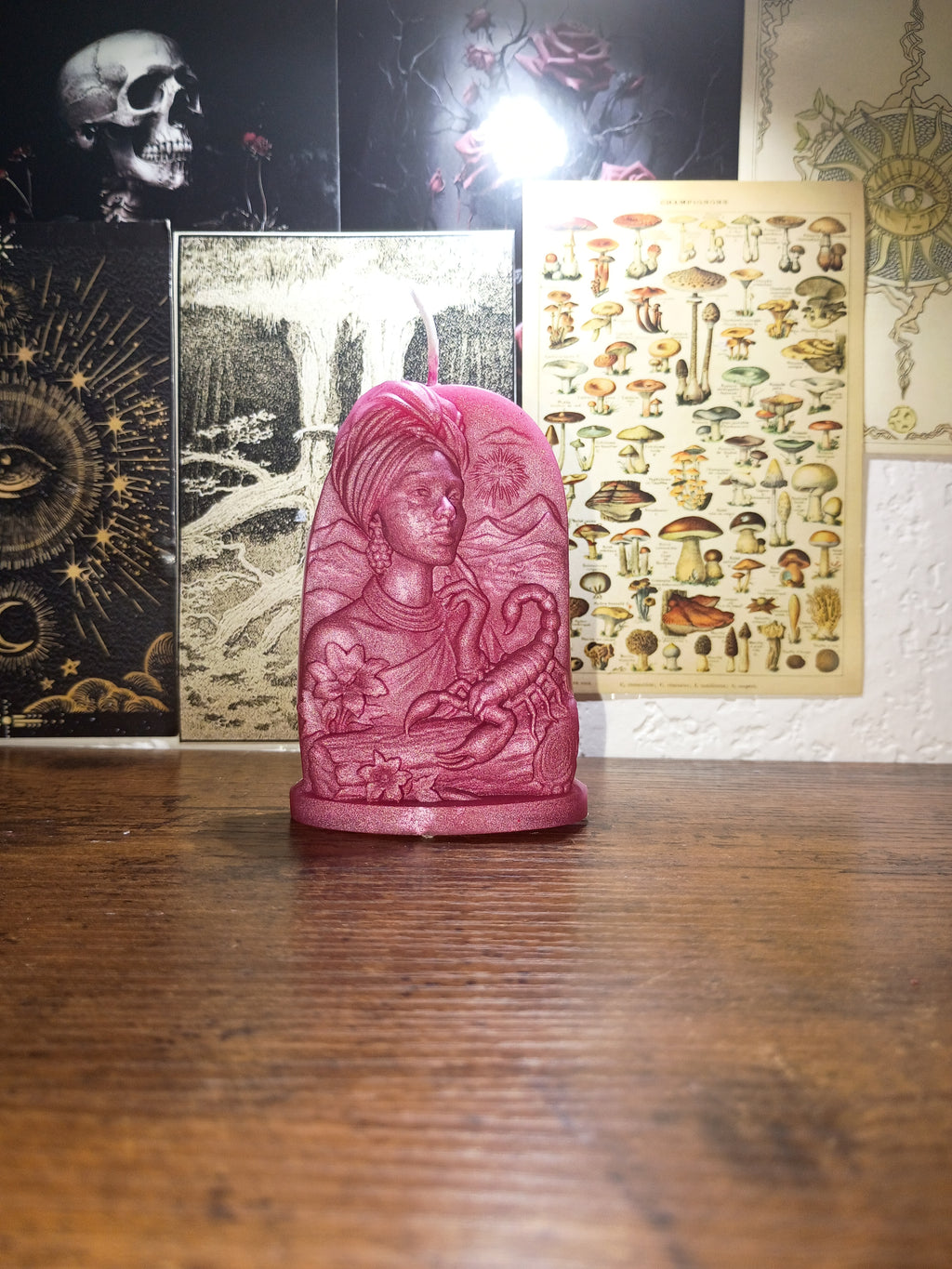 African goddess candle