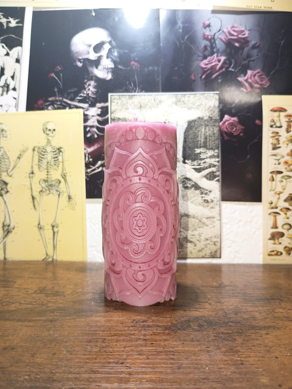 mandala candles